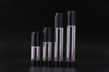 UKMS08 15-20-30-35ml  Small empty High quality new design Airless AS Cosmetic bottle,black airless pump bottle