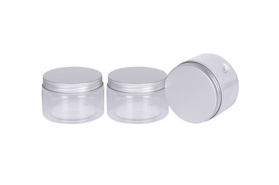 4oz Plastic Pet Od 73mm Face Cream Cosmetic Jar With Sliver Lid