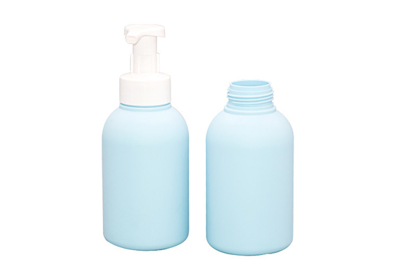 Blue Packaging Material Pe Foam Pump Bottle 500ml For Hand Sanitizer