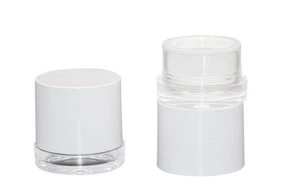 Recyclable Material Face Cream Jar Full Electroplating Process 50g