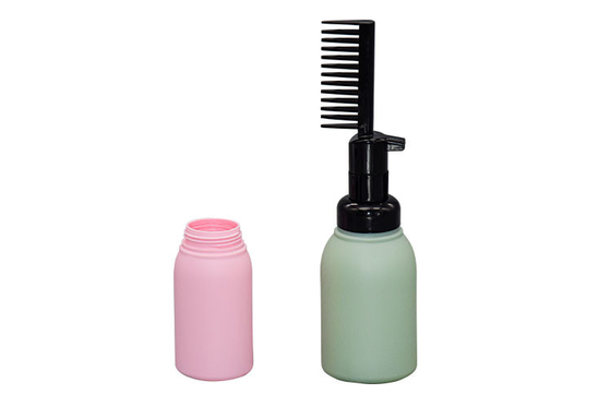 50ml 100ml Foam Pump Bottle Comb Applicator For Salon Hair Coloring Dyeing