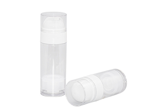 UKA69 All Plastic Airless Bottle Clear PET Plastic Pump Bottles 50ml 80ml For Hair Care