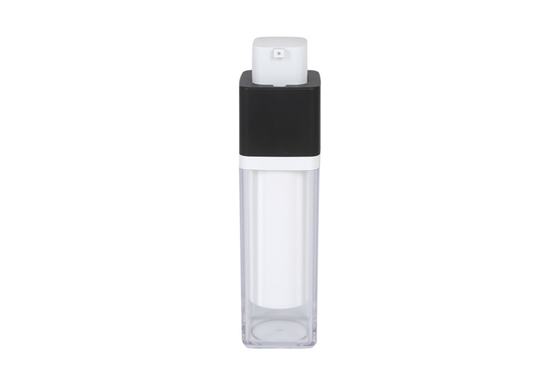 15ml 30ml 50ml Twist Head square As + PP double-layer Airless bottle