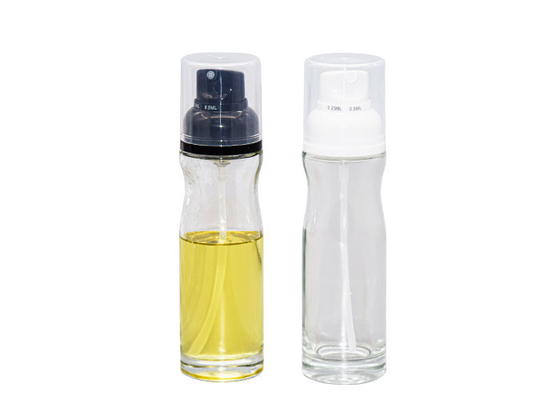 Refillable Food Grade Oil Sprayer Bottle 200ml Glass Mister Bottle For Cooking